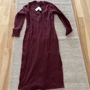 Banana Republic long ribbed dress